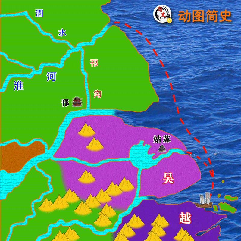 一个偏执报复狂的宏图霸业:谈谈勾践灭吴前的地缘格局